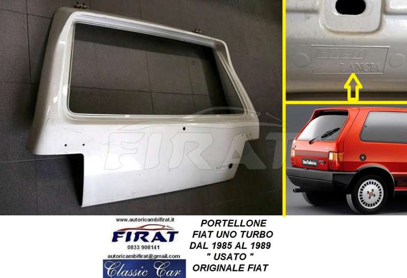 PORTELLONE FIAT UNO TURBO 85 - 89